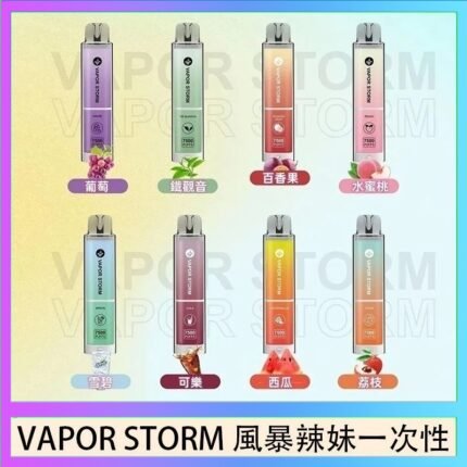 VAPOR STORM風暴辣妹一次性主機充電7500口（5%）